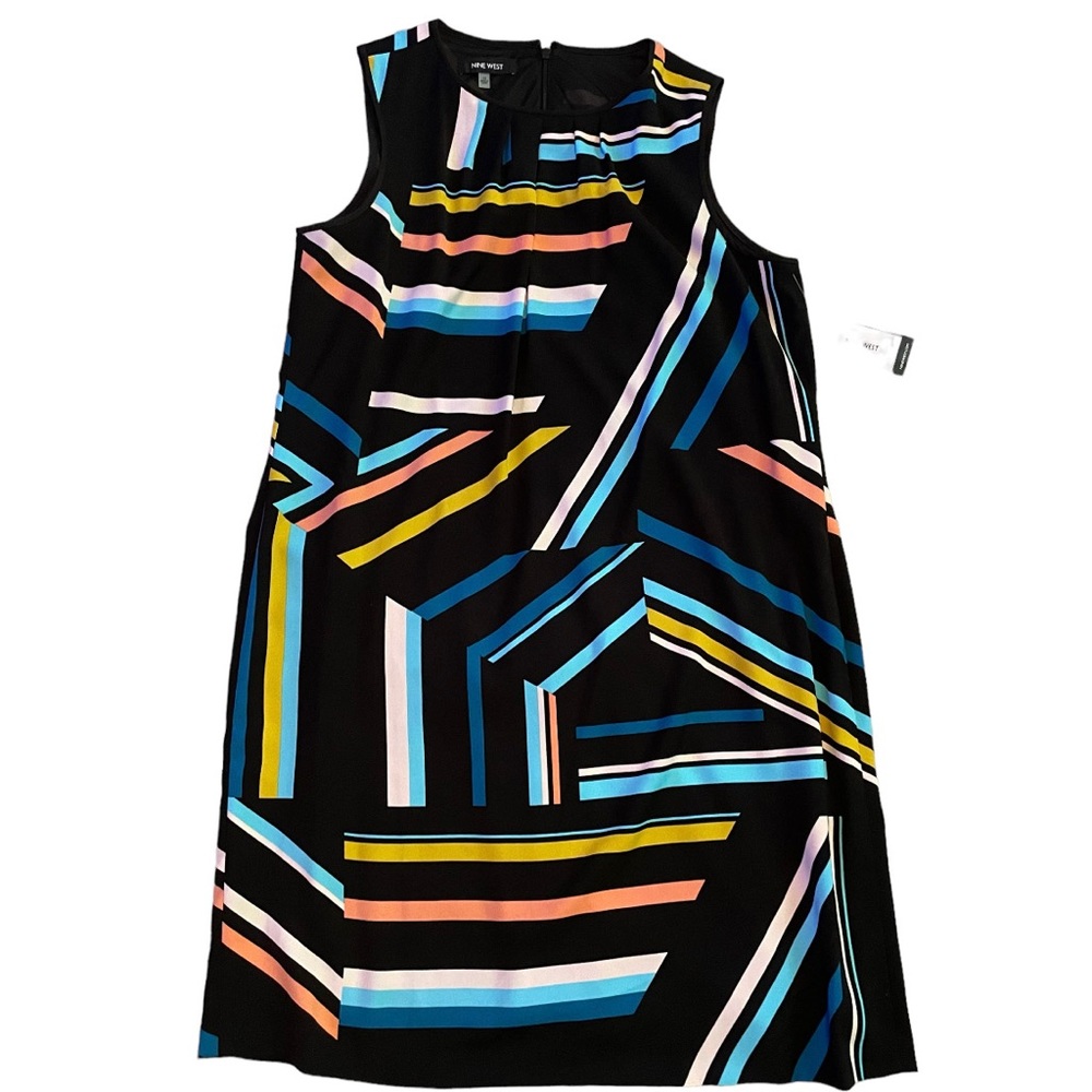 Nine West striped color dress Size 14
